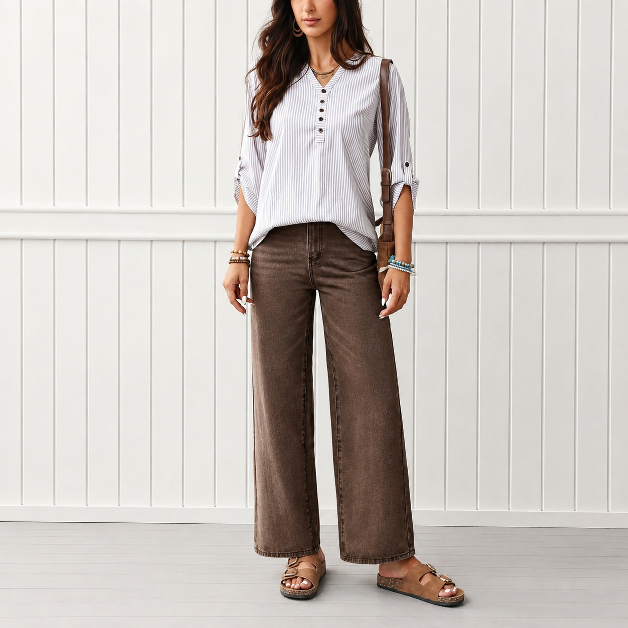 High Rise Straight Jeans For Women