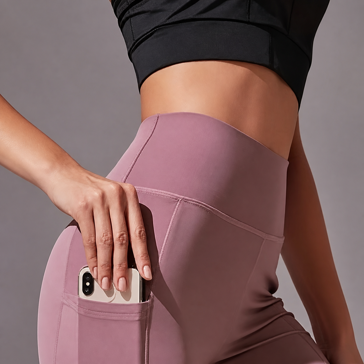 Casual Yoga Athletic Stitched Leggings For Women
