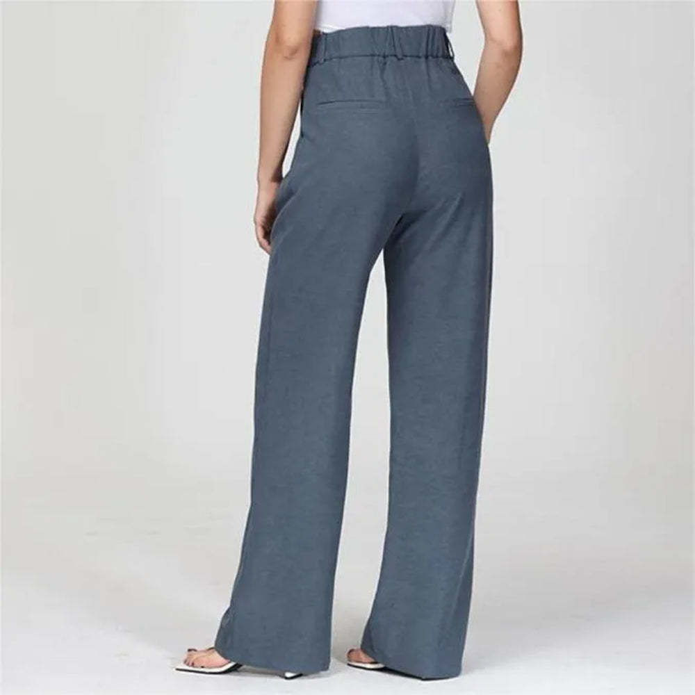 High Waist Tailored Wide Leg Pants-My Comfy Pant