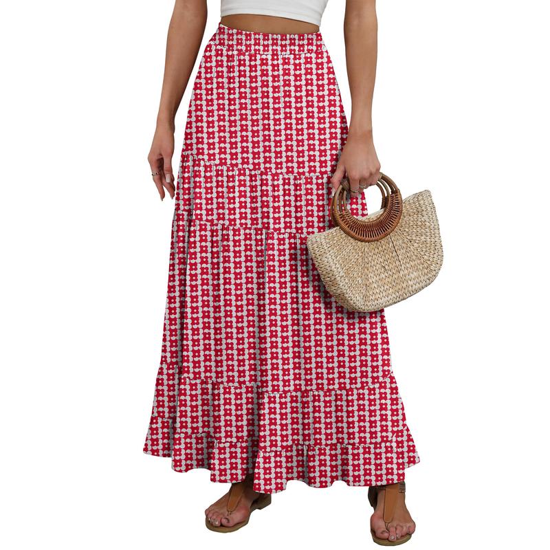 Casual Maxi Skirt For Summer Outfits For Women