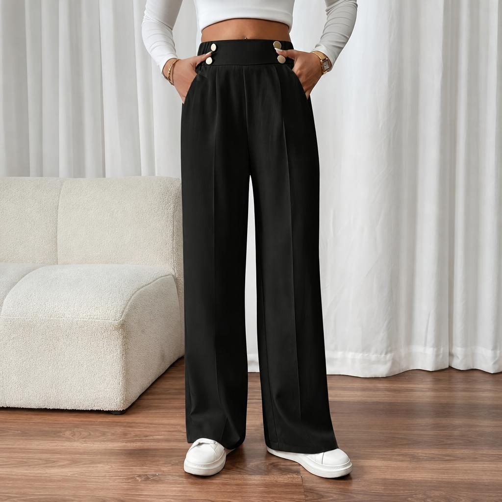 Casual Straight Length Pants For Everyday Wear For Women