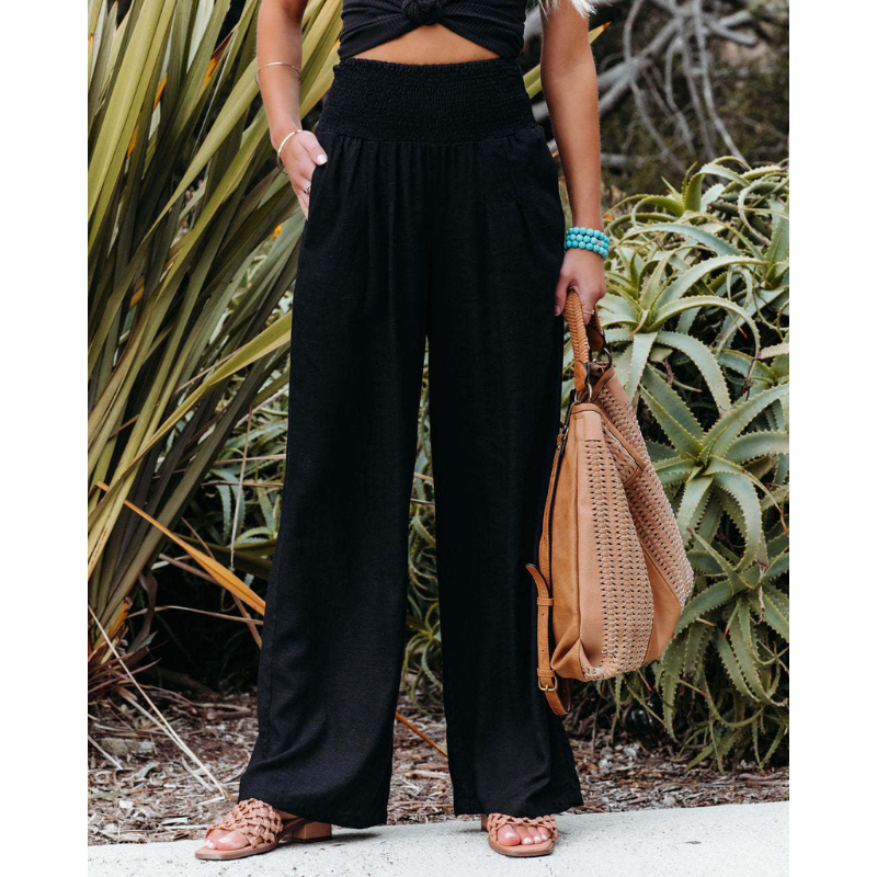 Casual Wide Legged Slacks Women-My Comfy Pant