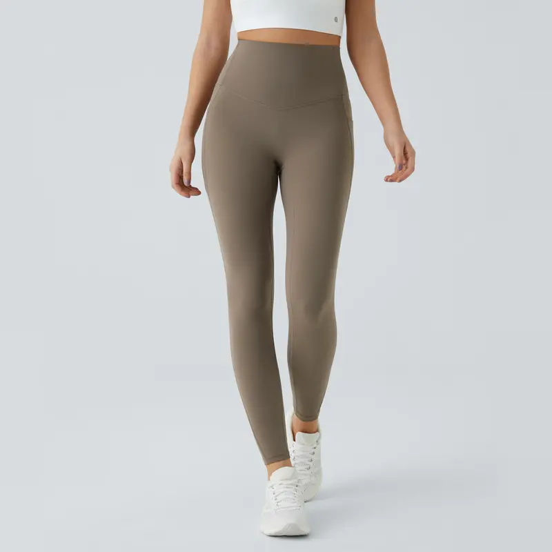 [Copy] Magic Fleece Lined LeggingsHigh Rise Shaping Leggings With Side Pockets For Training And Support - Image 3