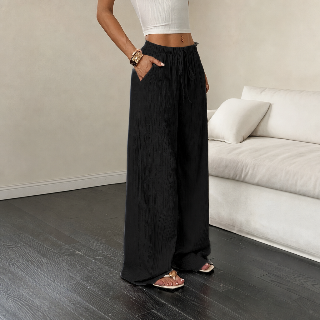 Casual Versatile Wide Length Pants For Women