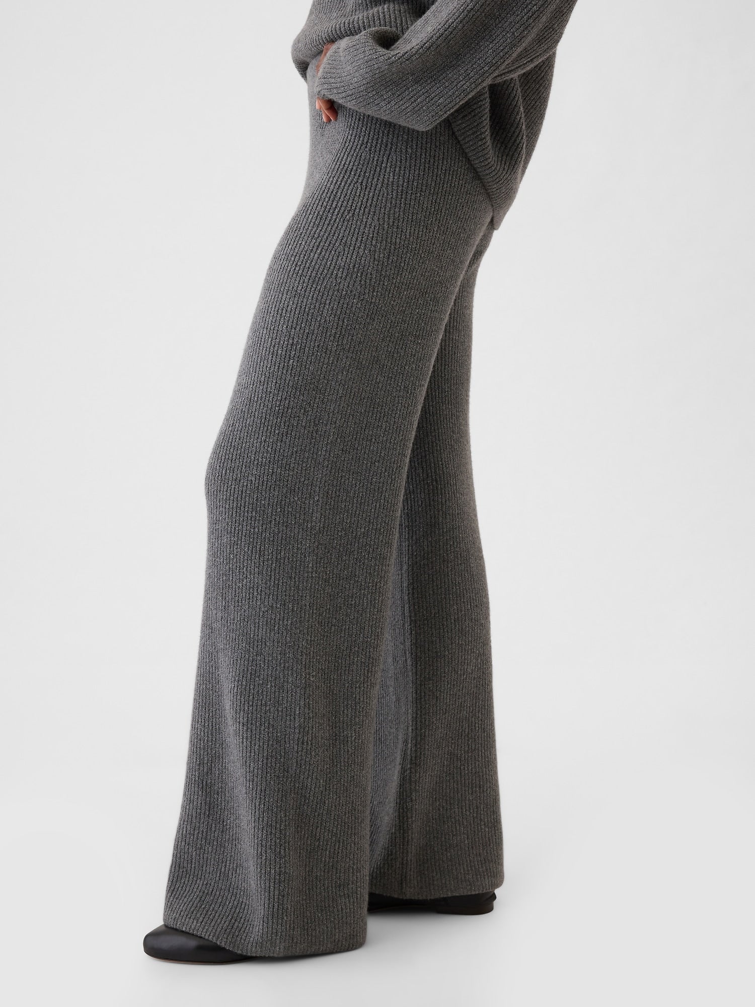 Women's Shaker Stitch Sweater Pants-My Comfy Pant