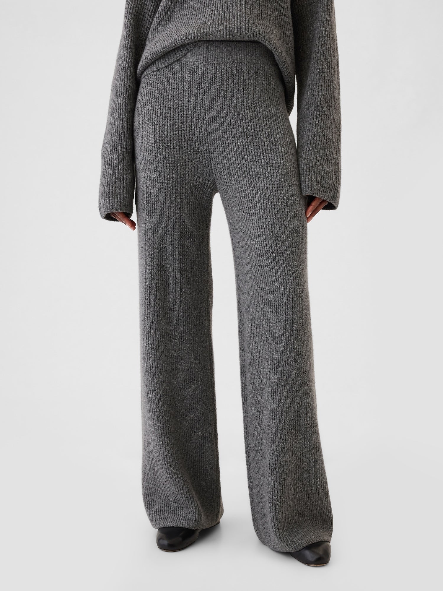 Women's Shaker Stitch Sweater Pants-My Comfy Pant