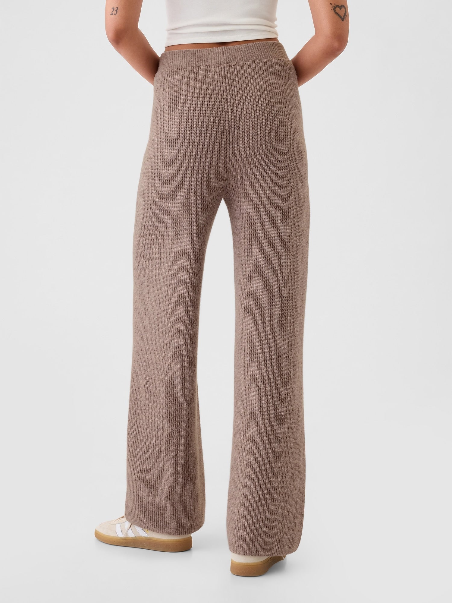 Women's Shaker Stitch Sweater Pants-My Comfy Pant