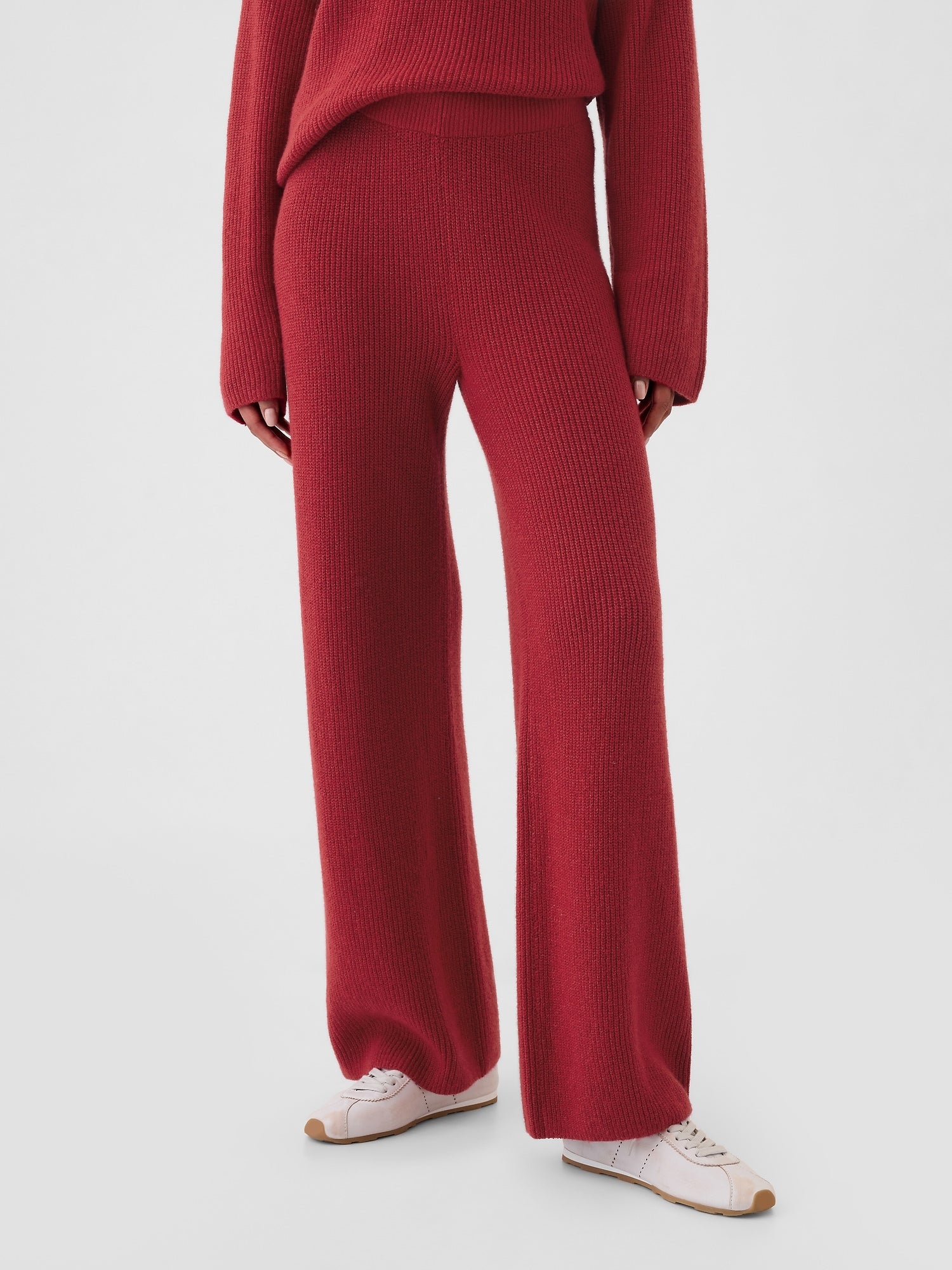 Women's Shaker Stitch Sweater Pants-My Comfy Pant
