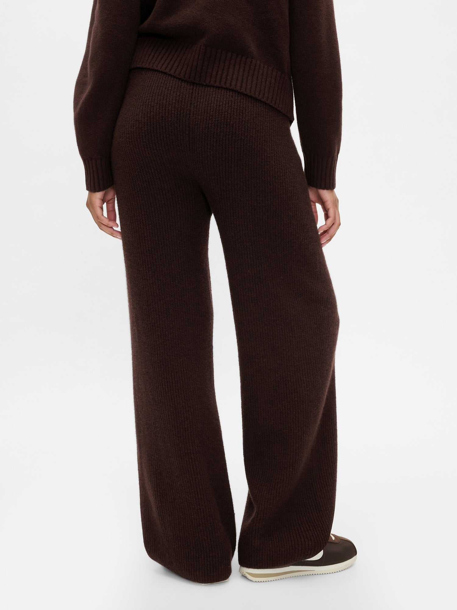 Women's Shaker Stitch Sweater Pants-My Comfy Pant