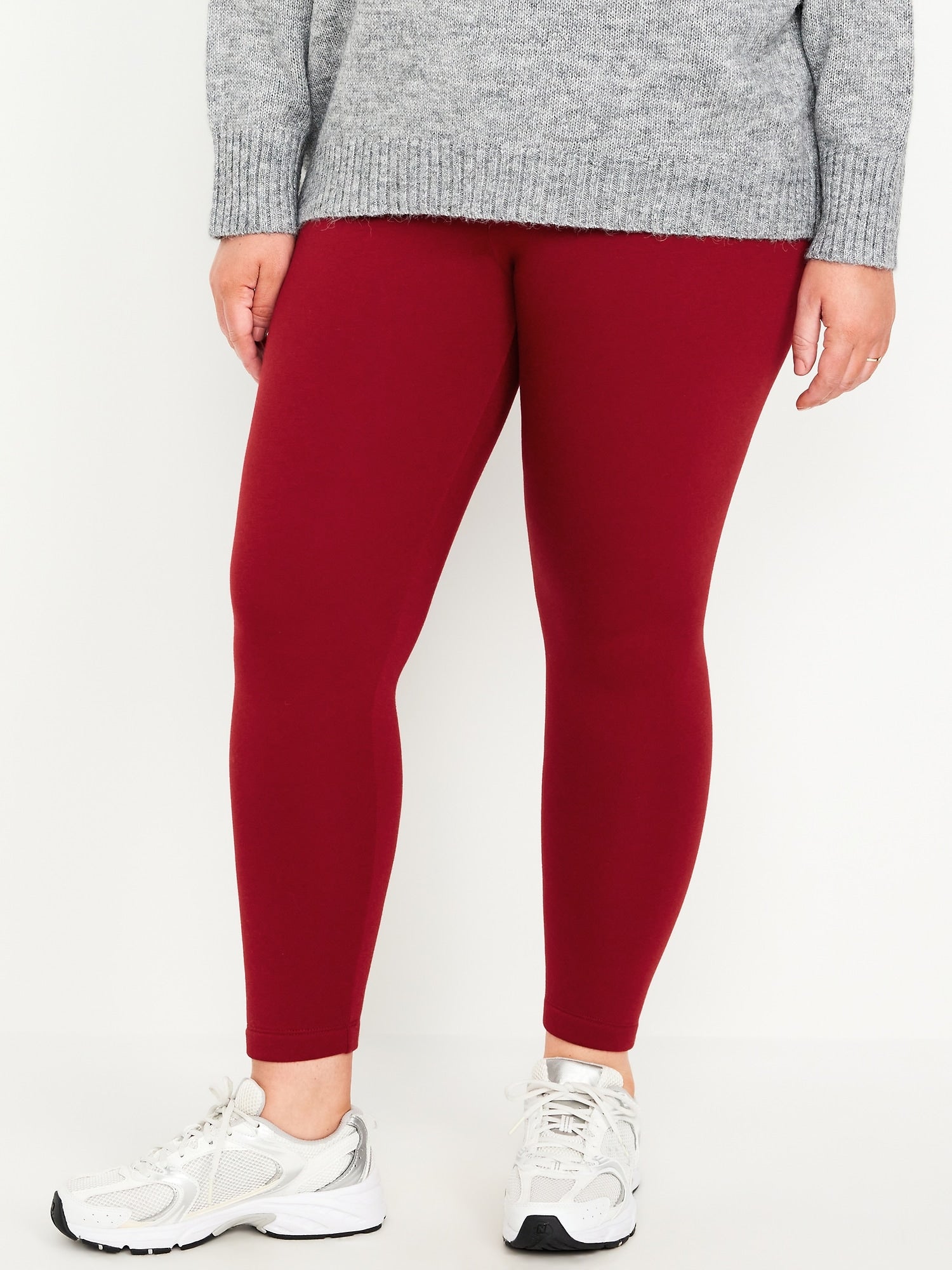 Women's High Waisted Fleece Lined Leggings-My Comfy PantWomen's High Waisted Fleece Lined Leggings - Image 3