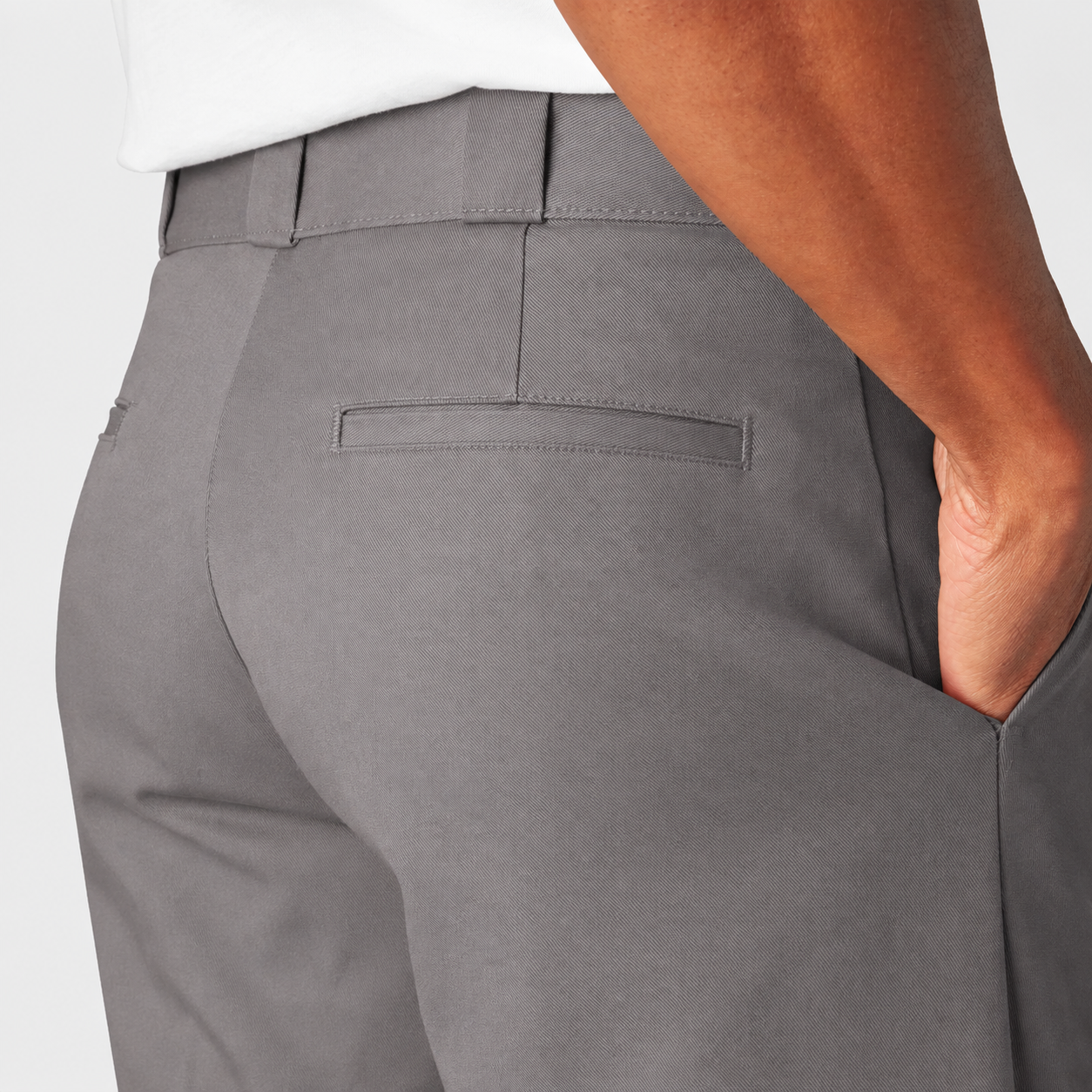 Classic Regular Fit Casual Work Pants For Men