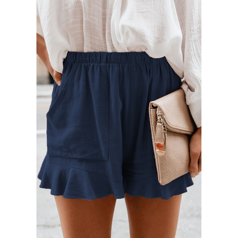 High Waist Pleated Loose Straight Pants-My Comfy Pant