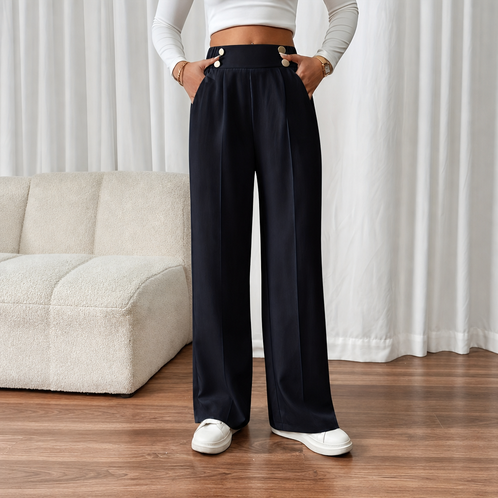 Casual Straight Length Pants For Everyday Wear For Women