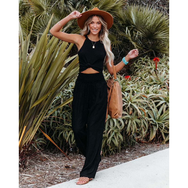 Casual Wide Legged Slacks Women-My Comfy Pant