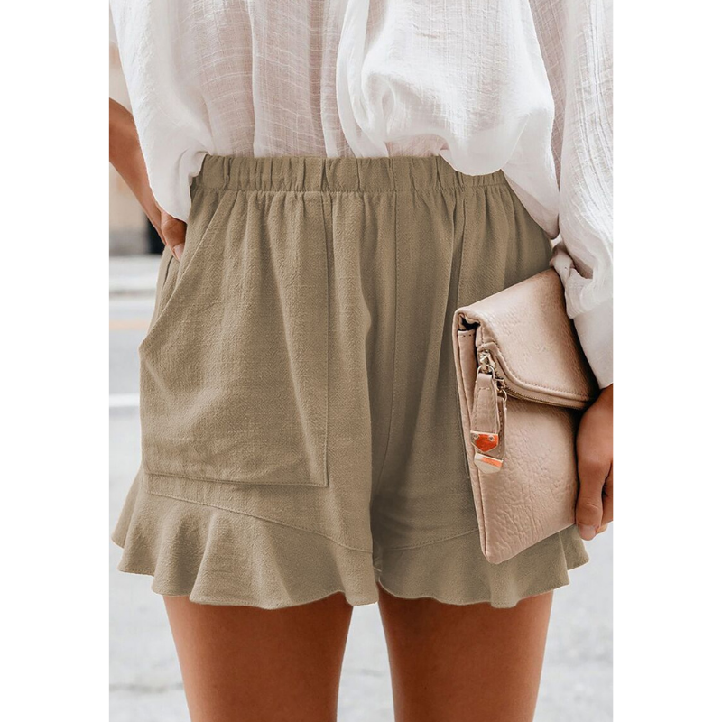 High Waist Pleated Loose Straight Pants-My Comfy Pant