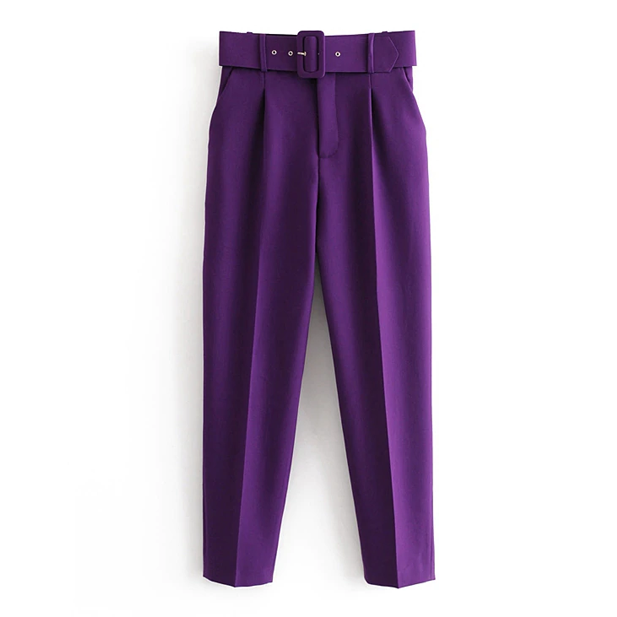 Woman's High Waist Suit Pants-My Comfy PantWoman's High Waist Suit Pants - Image 2