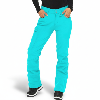 Fleece Lined Softshell Ski Snow Pants For Women