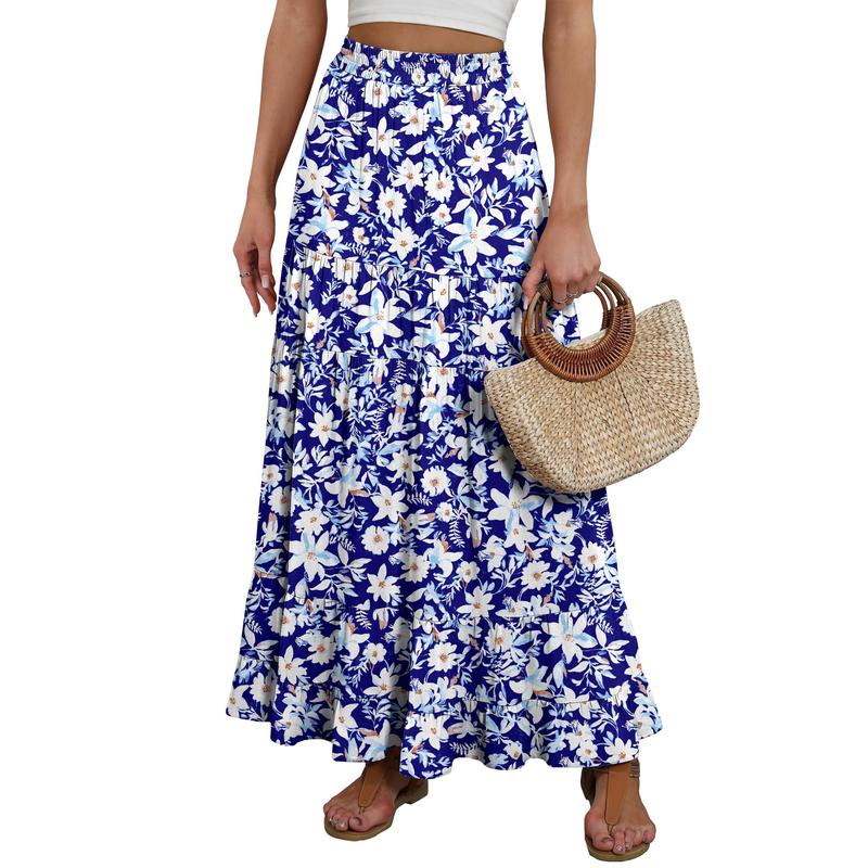Casual Maxi Skirt For Summer Outfits For Women
