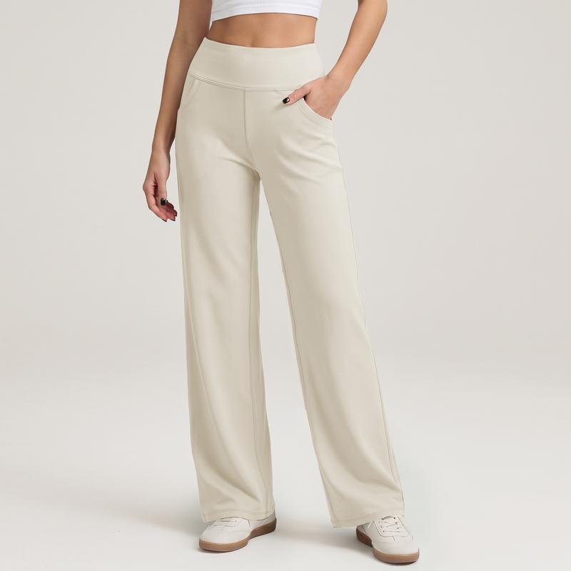 Casual Wide Yoga And Sports Trousers With Pockets For Women