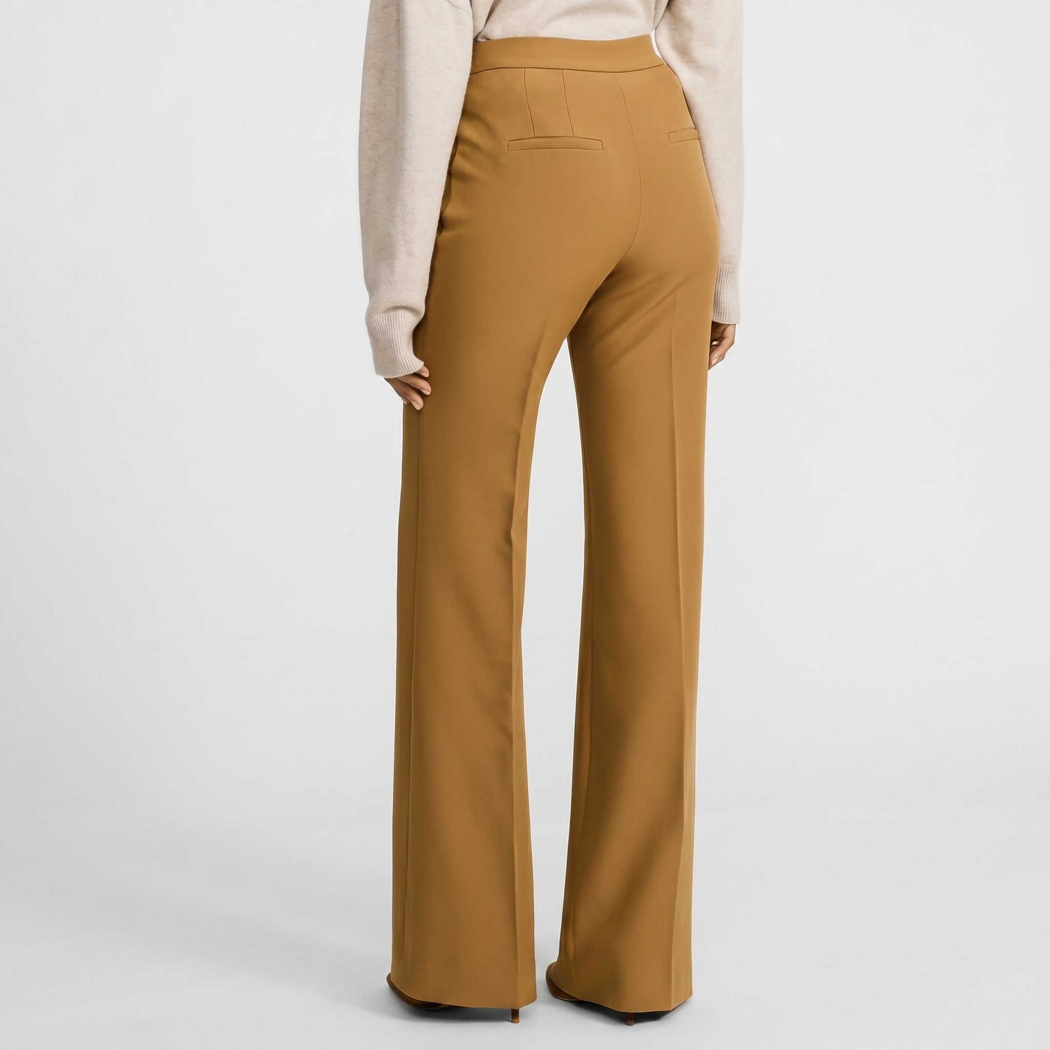 Editor Signature Stretch High Waisted Flare Trouser