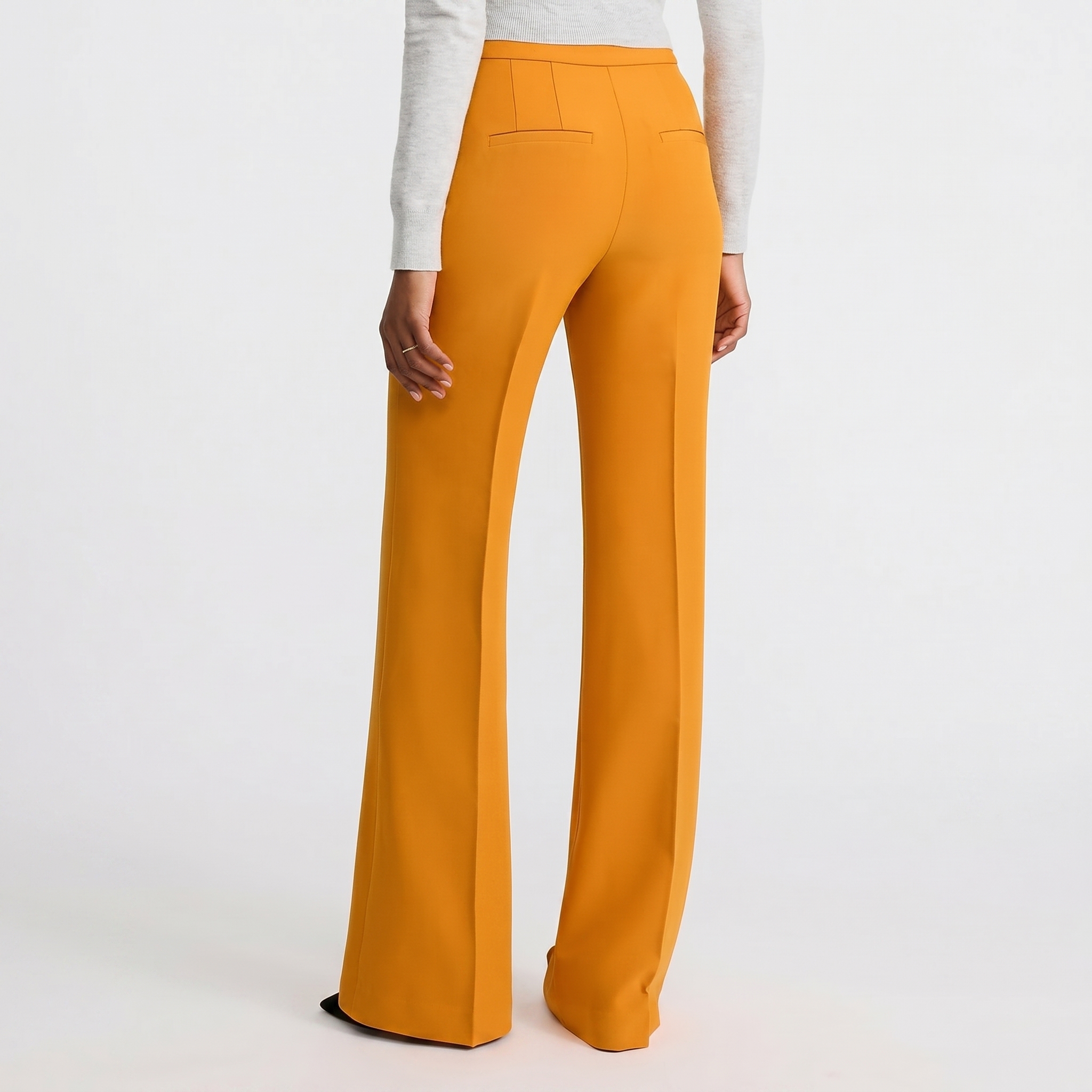 Editor Signature Stretch High Waisted Flare Trouser
