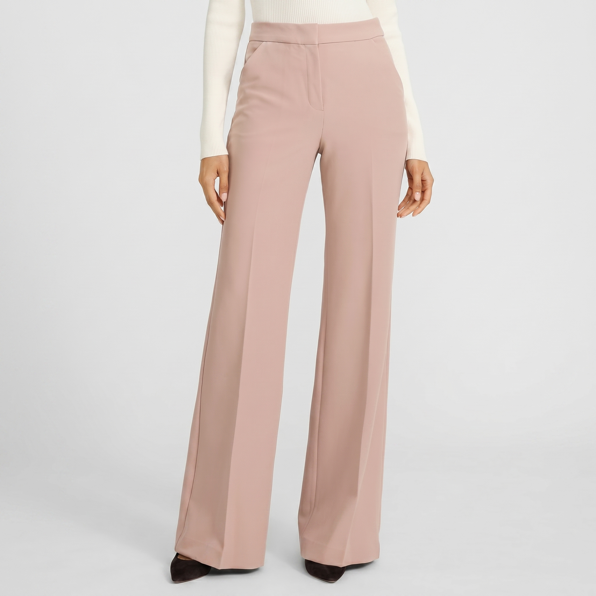 Editor Signature Stretch High Waisted Flare Trouser