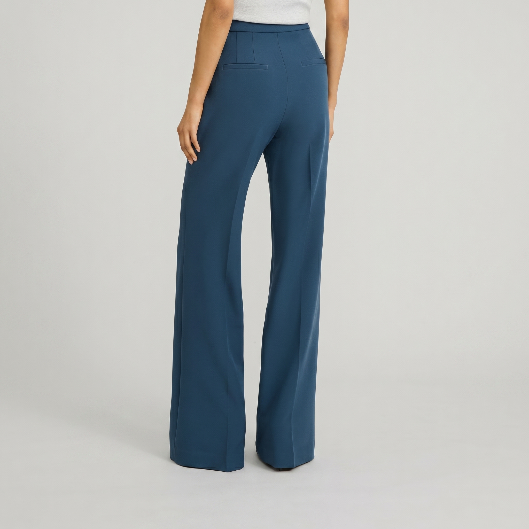 Editor Signature Stretch High Waisted Flare Trouser