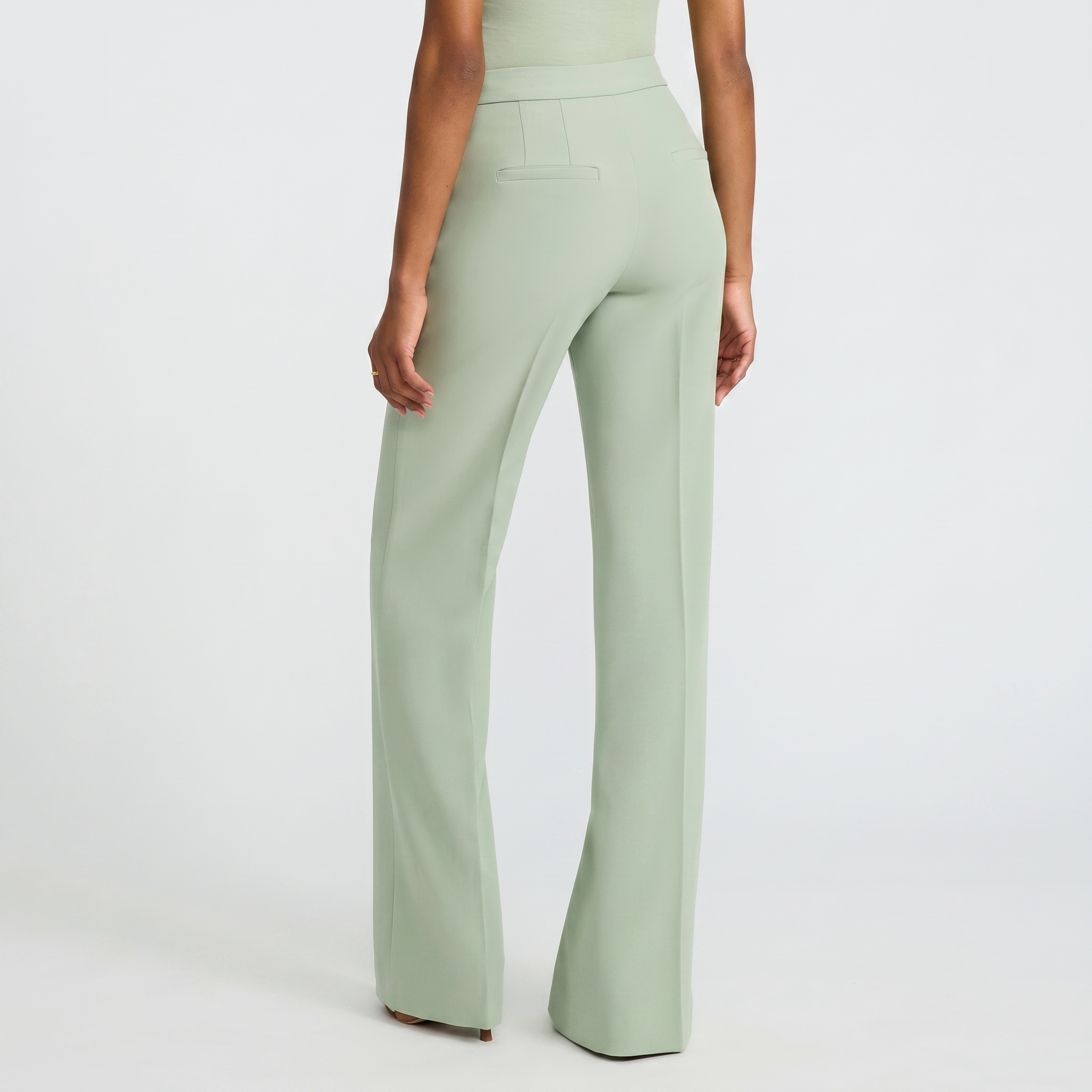 Editor Signature Stretch High Waisted Flare Trouser