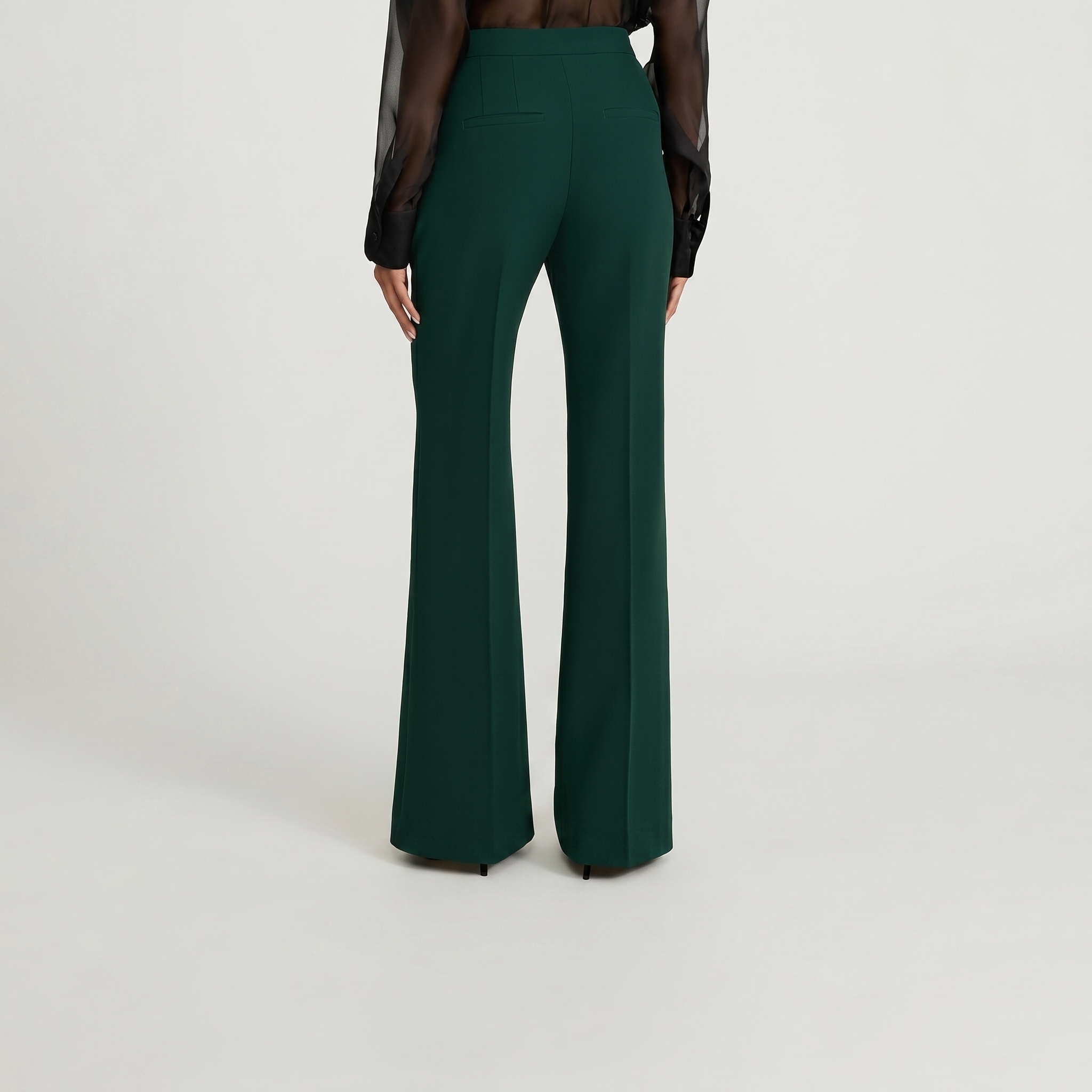 Editor Signature Stretch High Waisted Flare Trouser