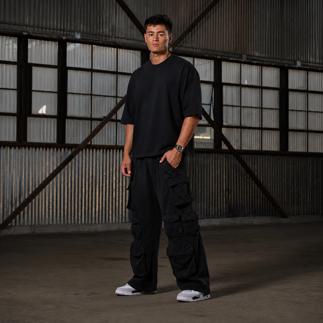 Casual Cargo Sweatpants With Pocket For Men