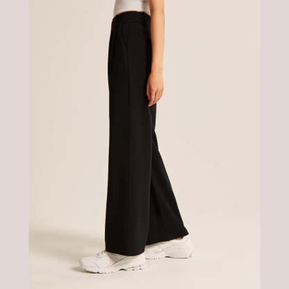 High Waist Tailored Wide Leg Pants-My Comfy Pant