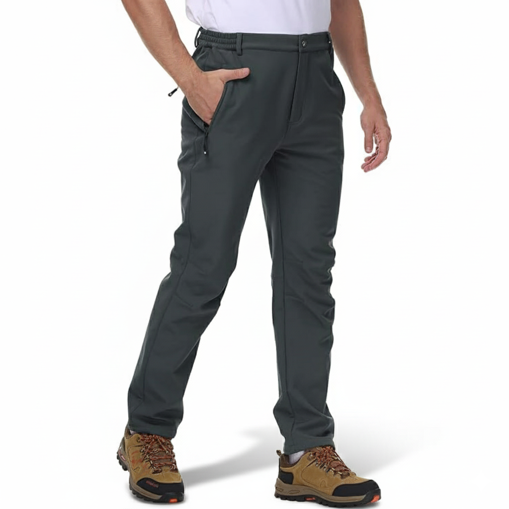 Men Windproof Softshell Snow Pants