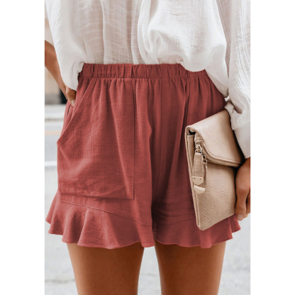 High Waist Pleated Loose Straight Pants-My Comfy Pant