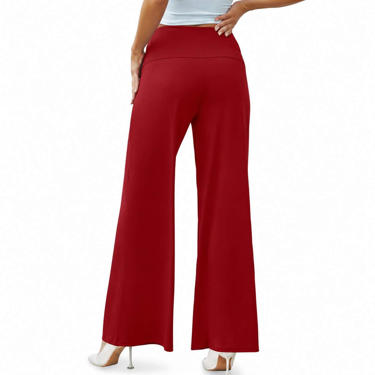 Casual Wide Flowy Loose Fit Pants For Women