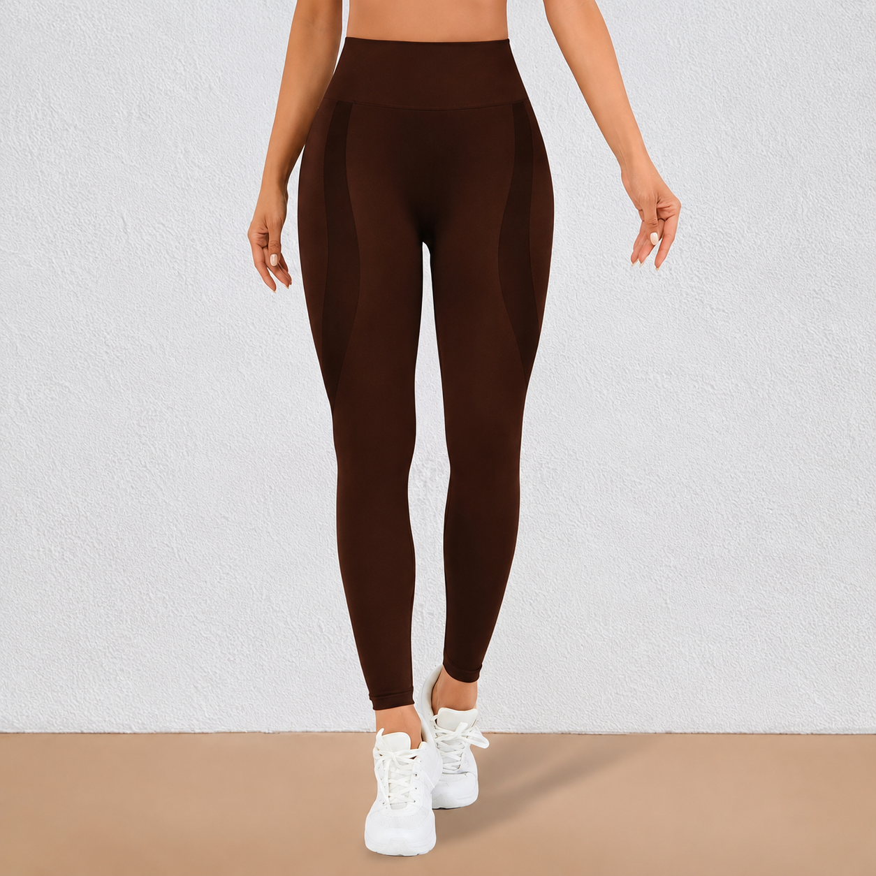 High Rise Stretch Workout Running Leggings For Women