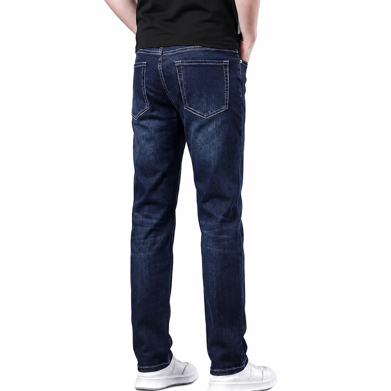 Casual Straight Stretchy Jeans For Men