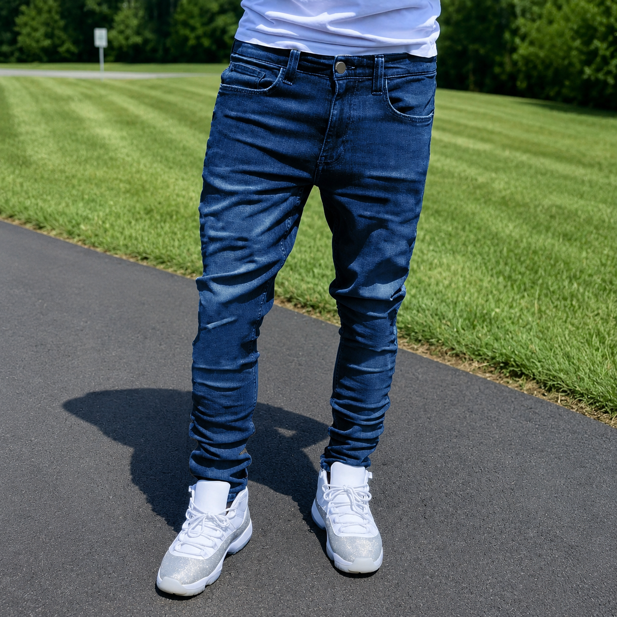 Casual Versatile Cargo Outdoor Jeans For Men