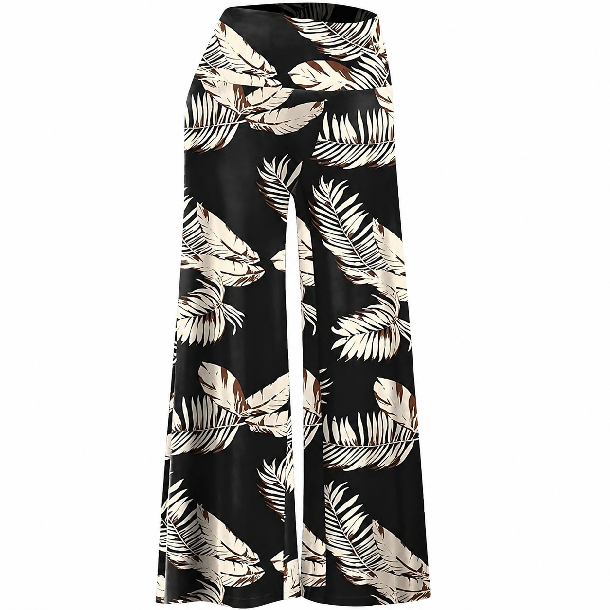 Casual Wide Flowy Loose Fit Pants For Women