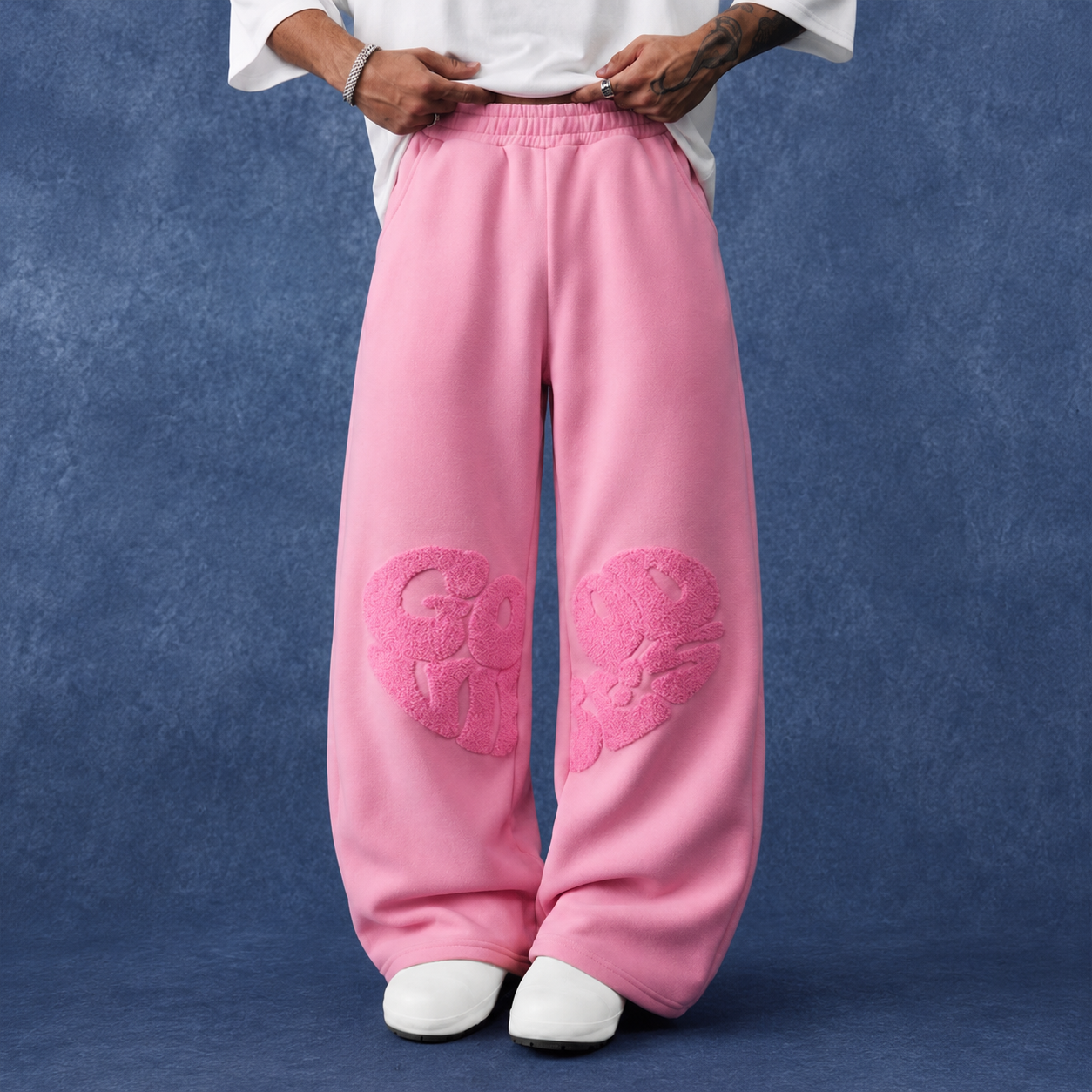 Versatile Embroidery Streetwear Sweatpants For Men