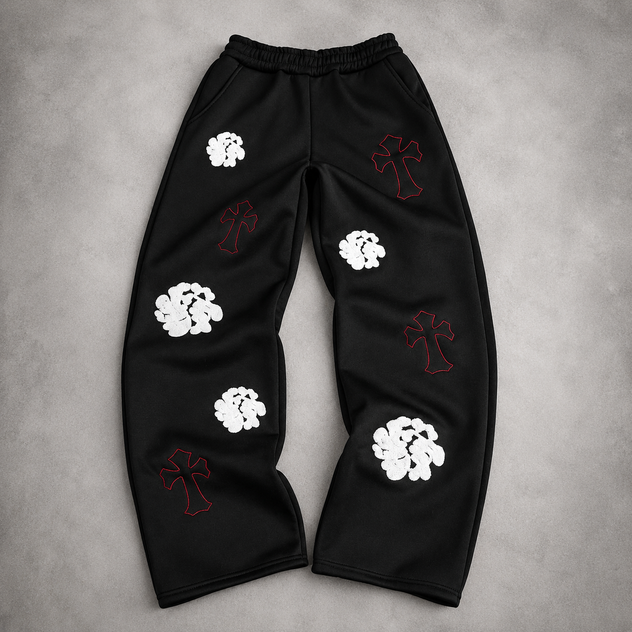 Versatile Embroidery Streetwear Sweatpants For Men