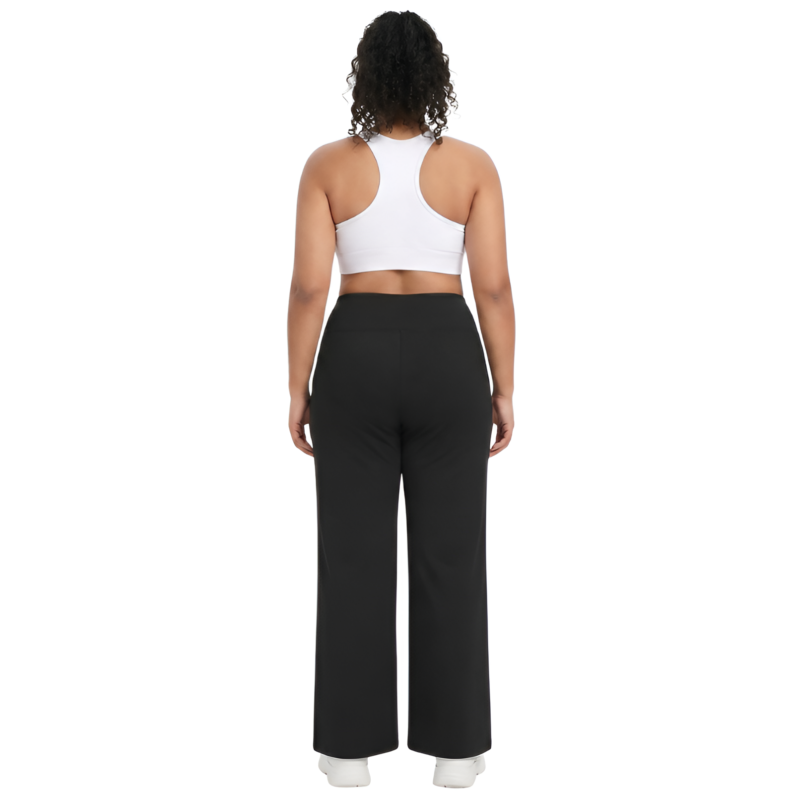 Pack Of 3 Plus Size Lounge Wide Pants For Women With Pockets