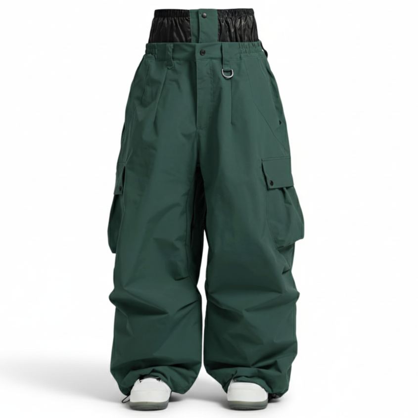 Loose Fit Snowboard and Ski Pants for Winter Sports