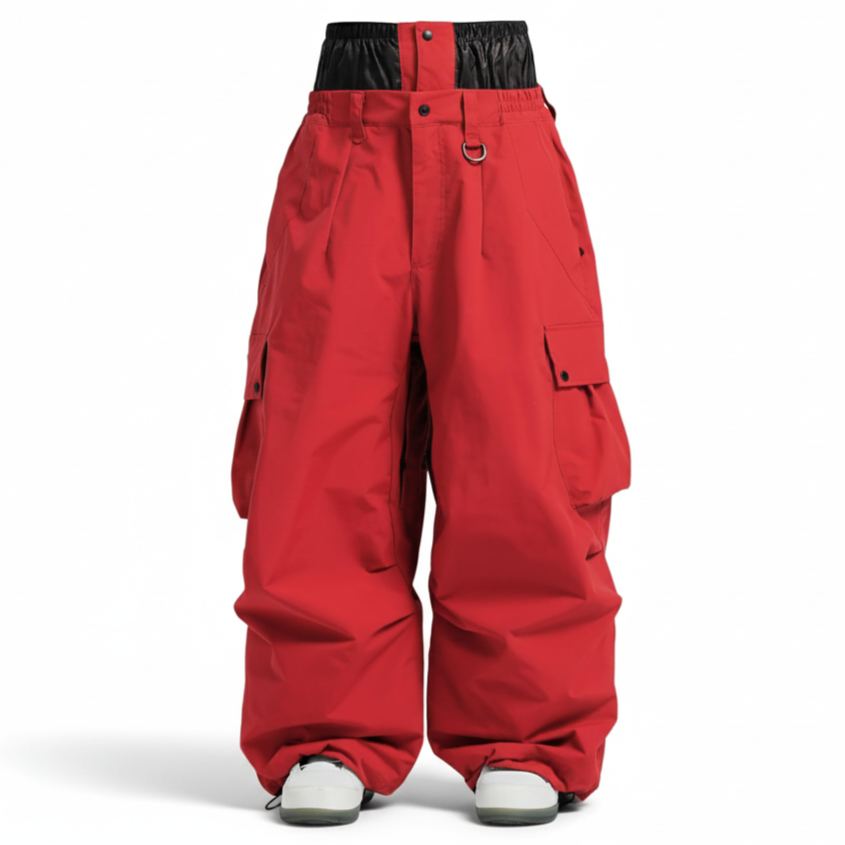 Loose Fit Snowboard and Ski Pants for Winter Sports
