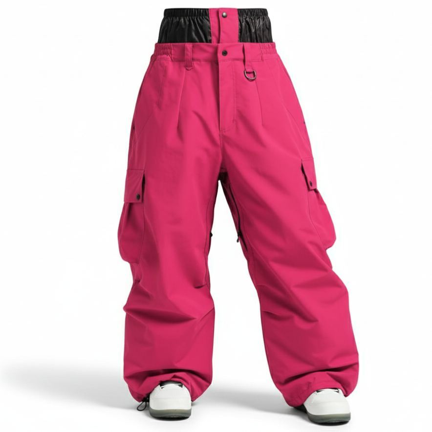 Loose Fit Snowboard and Ski Pants for Winter Sports