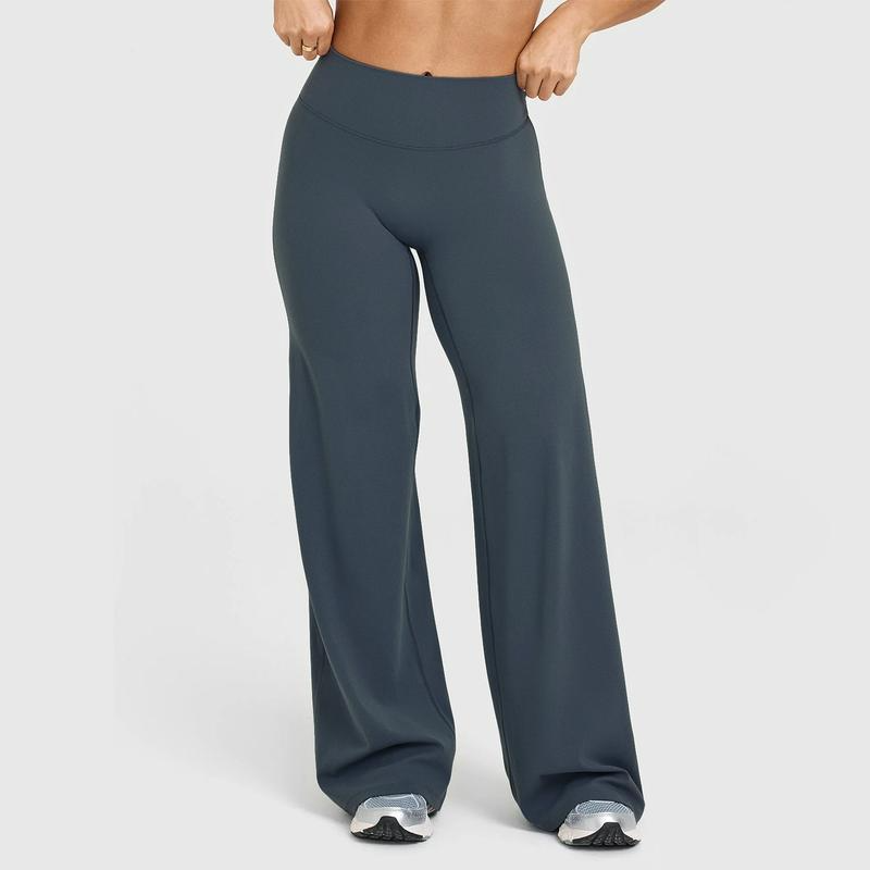 Structured Athletic Wide Sweep Fitness Pants