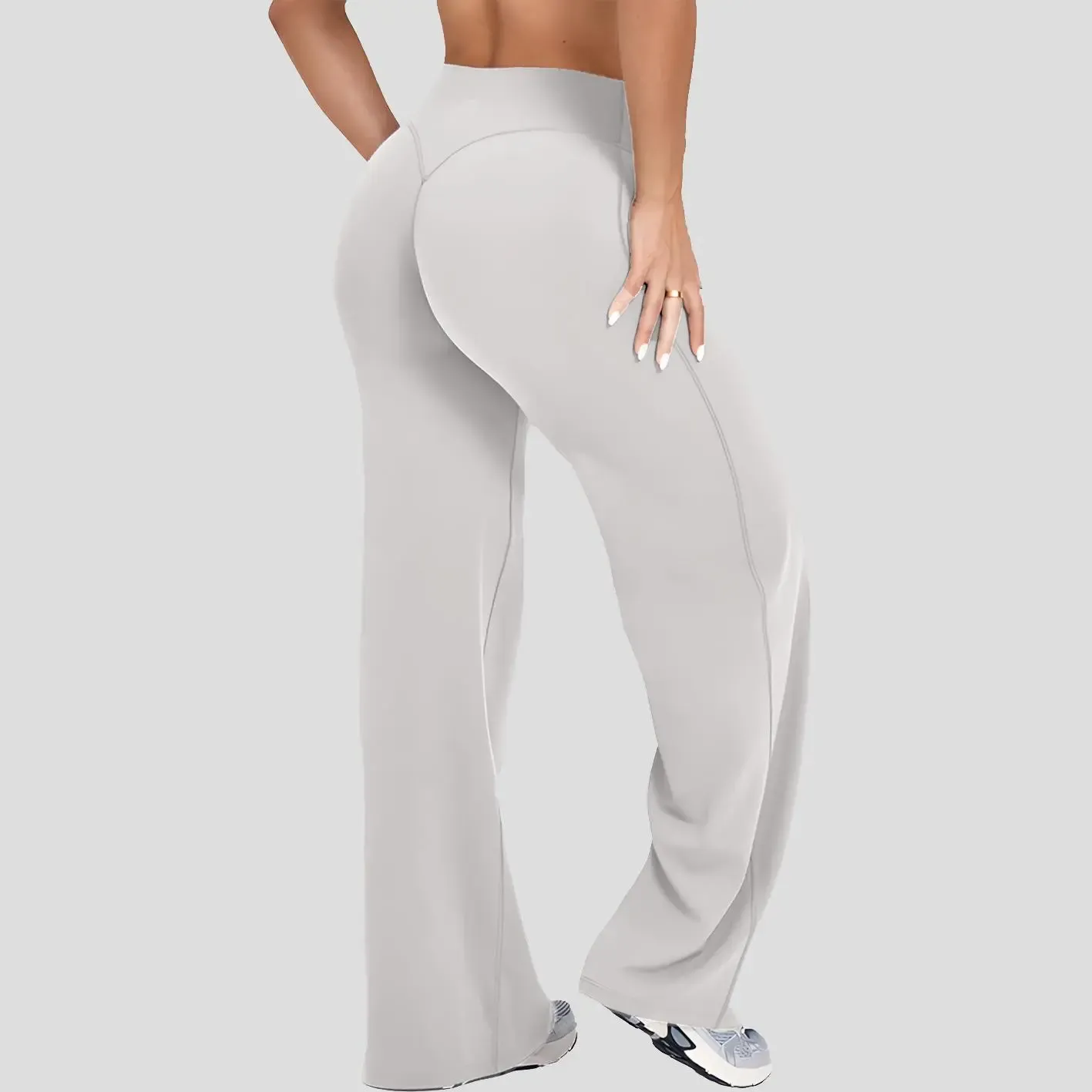 Structured Athletic Wide Sweep Yoga Bottoms