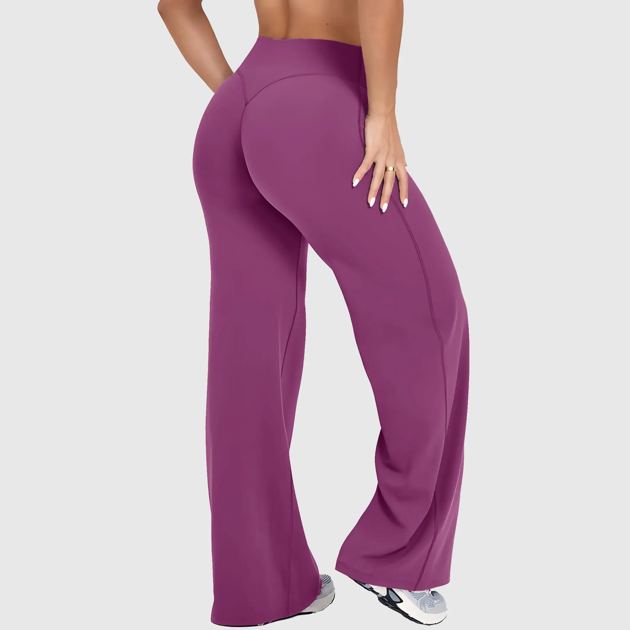 Structured Athletic Wide Sweep Yoga Bottoms