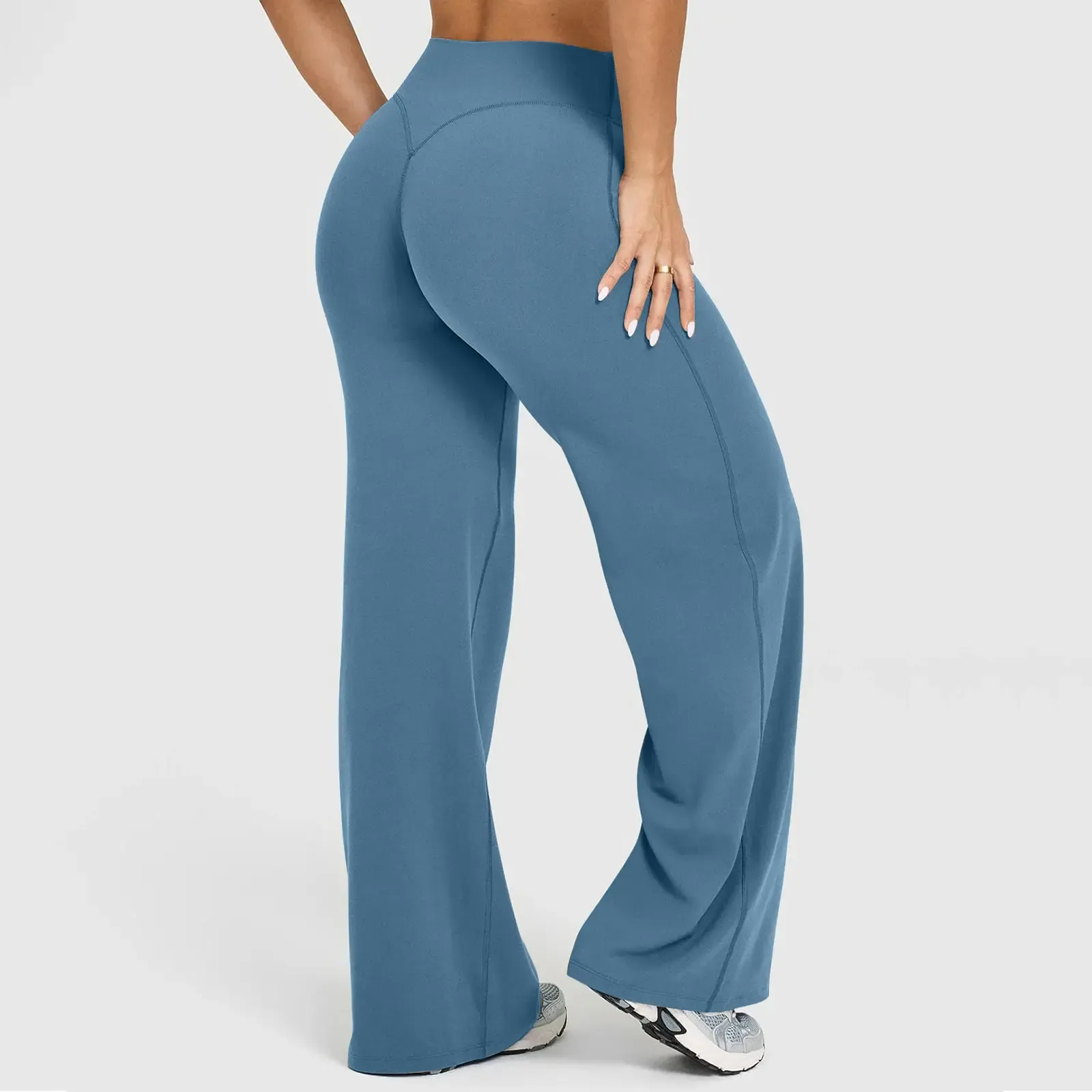 Structured Athletic Wide Sweep Fitness Pants