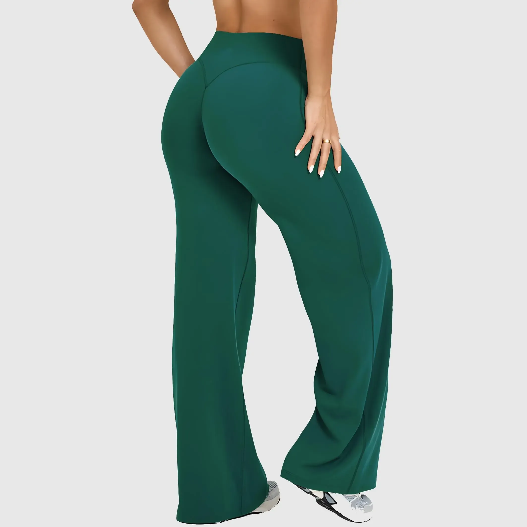 Structured Athletic Wide Sweep Yoga Bottoms
