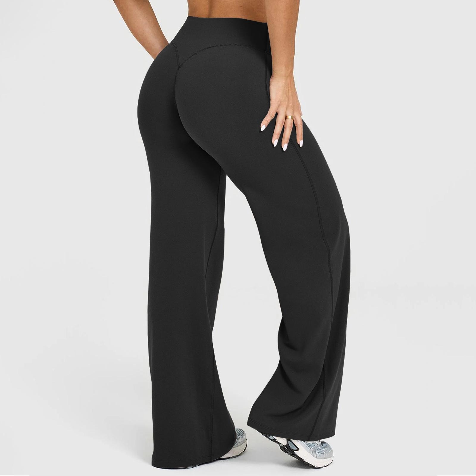 Structured Athletic Wide Sweep Fitness Pants
